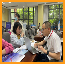 重庆合乐hl8参加2022届毕业生春季双选会
