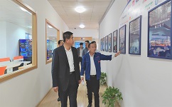 米脂县领导参观合乐hl8环保